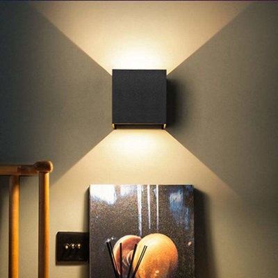 Aluminium Indoor Modern Lampu Dinding Kamar Tidur Dipimpin Desain Bacaan Dekoratif